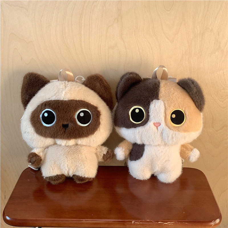 Cute Plush Cat Backpack