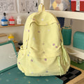 Embroidered Floral Print Backpack