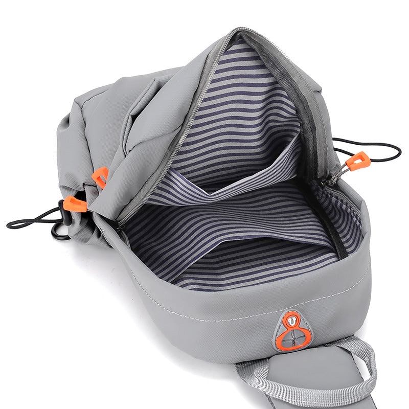Shoulder backpack with multifunctional design and ergonomic padding