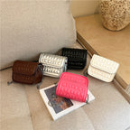 Textured Quilted Mini Crossbody Bag