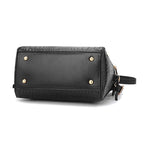 Women's high-quality tote handbag with stylish crocodile leather look and removable shoulder strap-https://detail.1688.com/offer/917026573268.html-Calm Wears-Black-28-Calm Wears