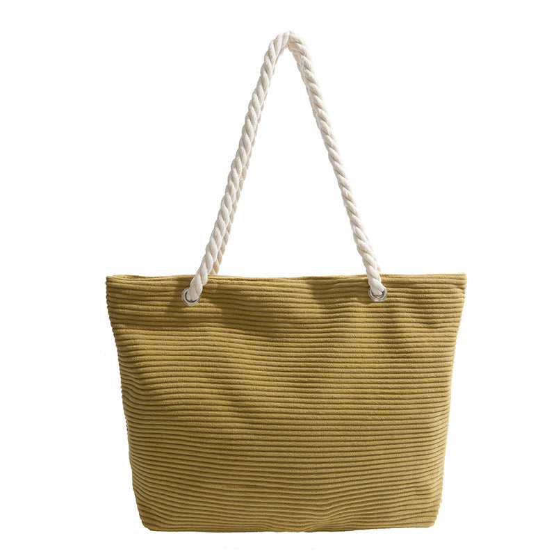 Stylish Textured Beach Tote Calm Wears