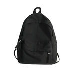 Casual Backpack with Plush Keychain
