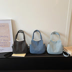 Versatile Star-Patterned Mini Shoulder Bag