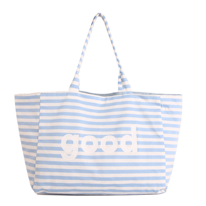 WoSpacious Canvas Beach Tote Bag