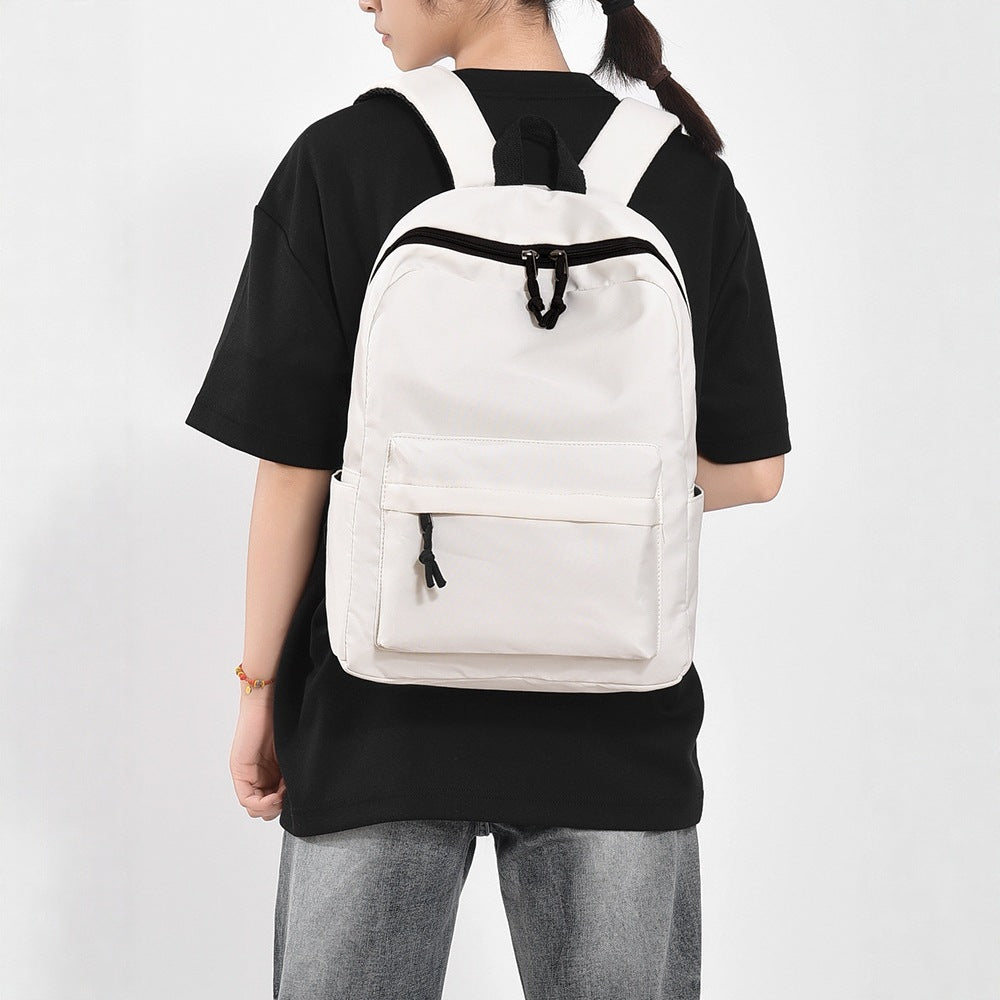 Leisure backpack with multifunctional compartments