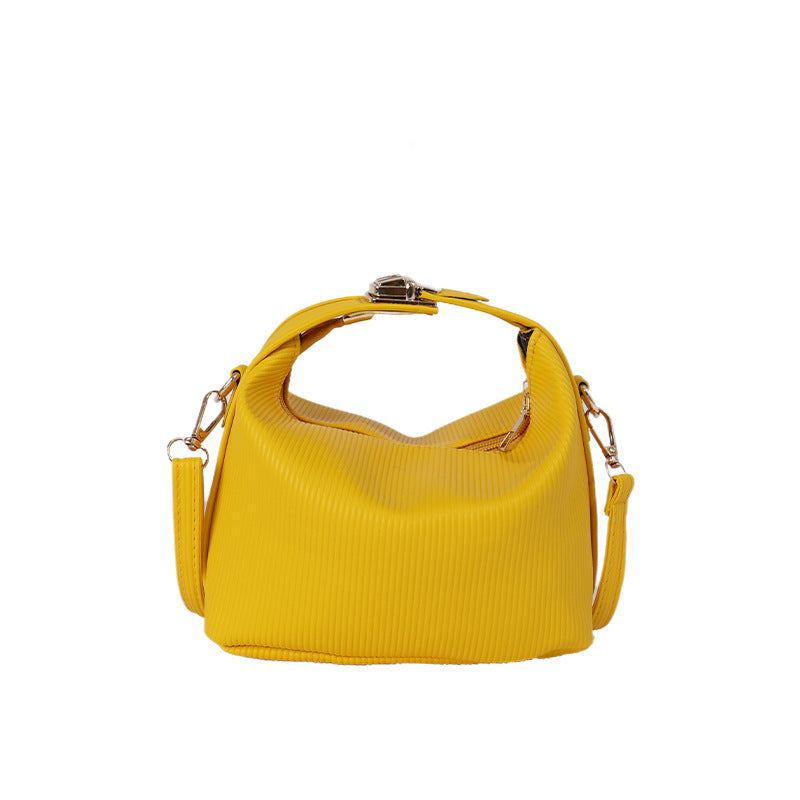 Textured Ribbed Handbag