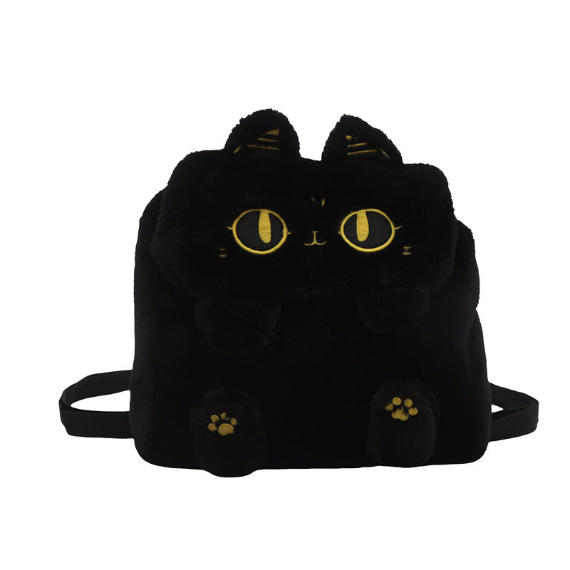 Plush backpack with cute penguin design