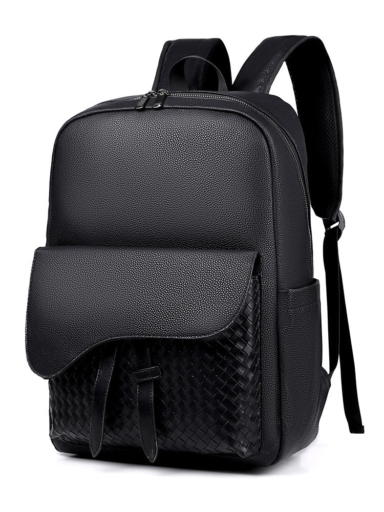 Elegant Textured Leather Backpack