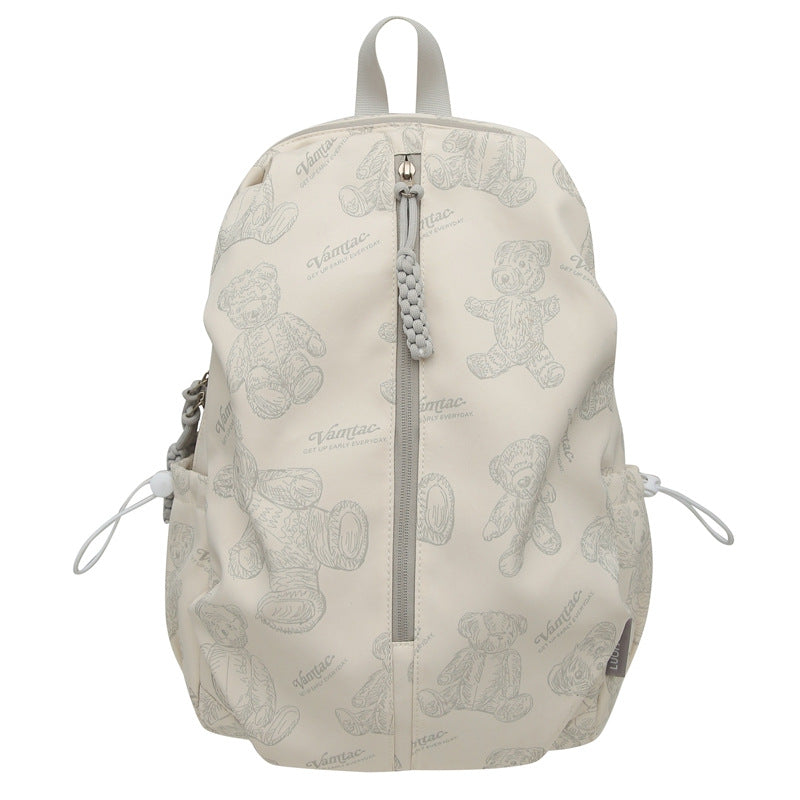 Bear-Themed Lightweight Backpack