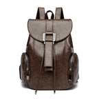 Retro Chic Vegan Leather Backpack