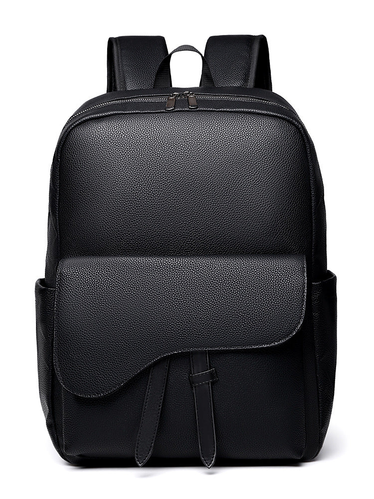Elegant Textured Leather Backpack