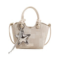 Women's Mini Handbag with Fashionable Star Keychain