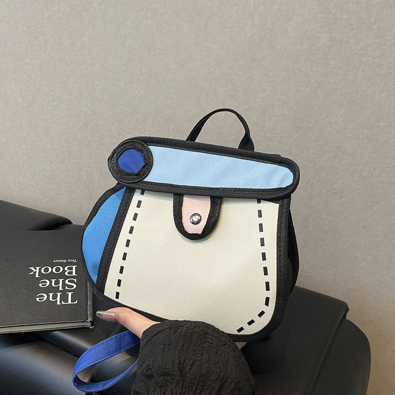 Trendy Cartoon-Style Mini Backpack