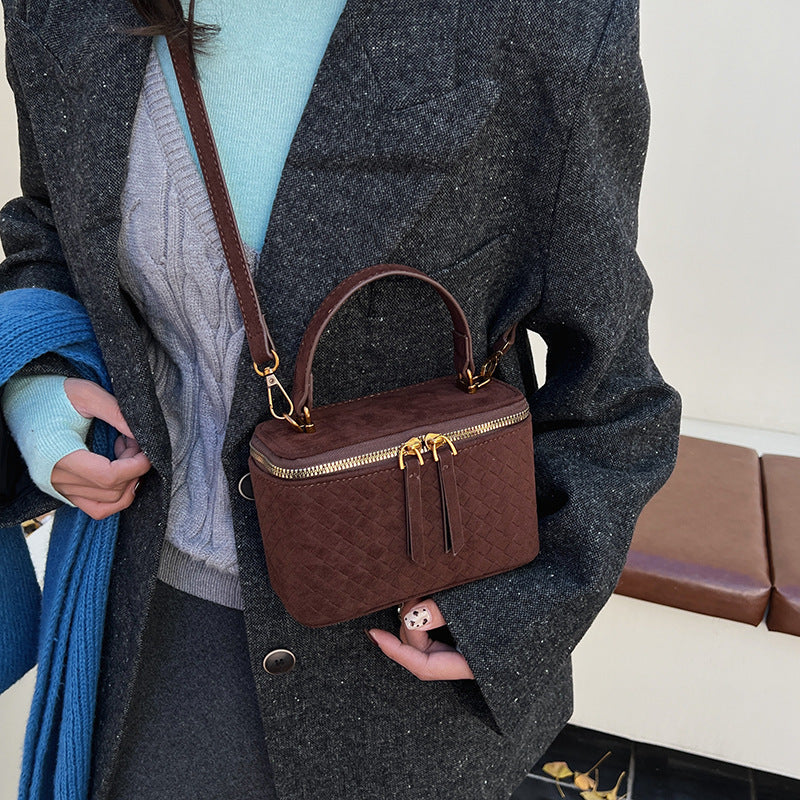 Women's structured shoulder bag with detachable carrying strap-https://detail.1688.com/offer/991205475766.html-Calm Wears-Braun-nothing-Calm Wears