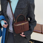 Women's structured shoulder bag with detachable carrying strap-https://detail.1688.com/offer/991205475766.html-Calm Wears-Braun-nothing-Calm Wears