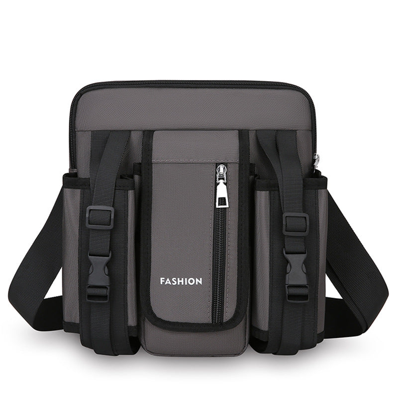 Multi-Pocket Durable Crossbody Bag