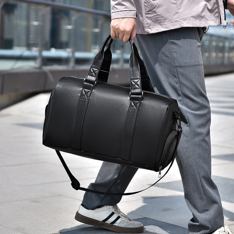 Stylish Leather Weekender Bag
