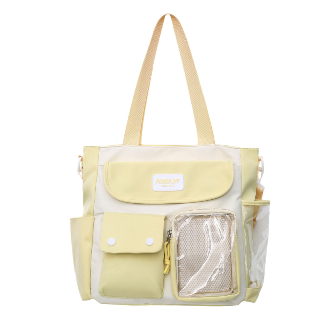 Multi-Pocket Utility Tote Bag
