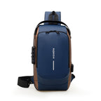 Shoulder bag with ergonomic design and multiple compartments