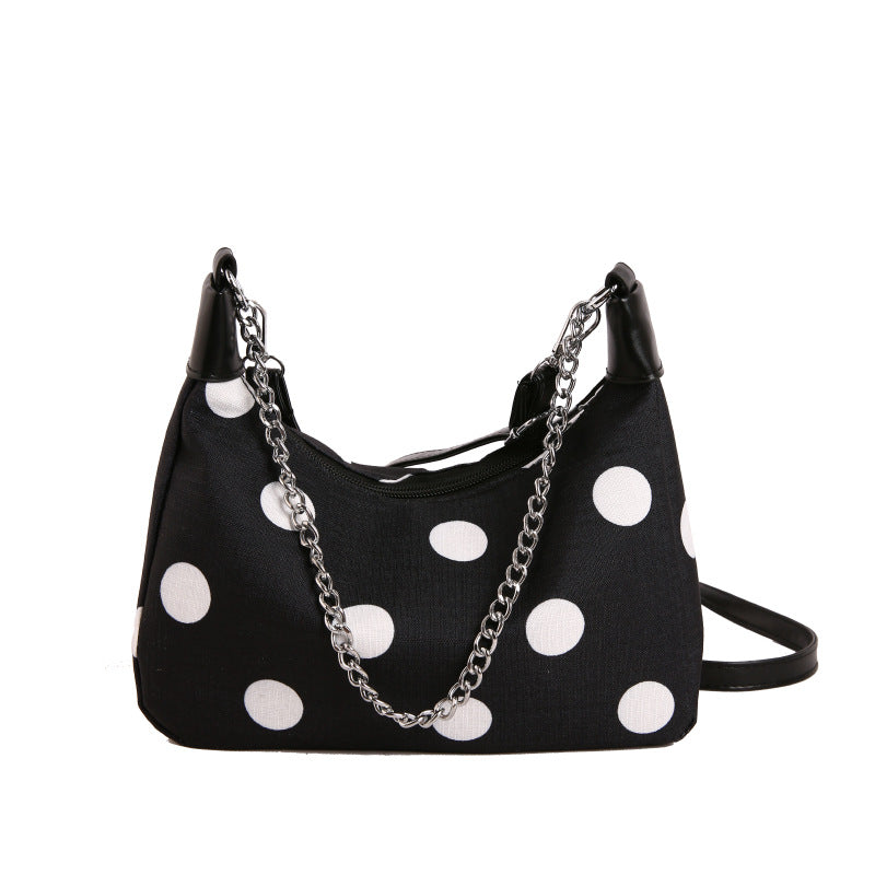 WoPolka Dot Patterned Crossbody Handbag