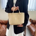 WoEco-Friendly Straw Beach Tote