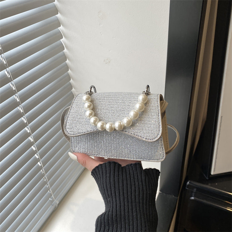 Women Mini Handbag with Bead Accent-https://detail.1688.com/offer/1044999983392.html-Calm Wears-Silver-nothing-Calm Wears