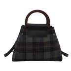 Plaid Structured Mini Handbag
