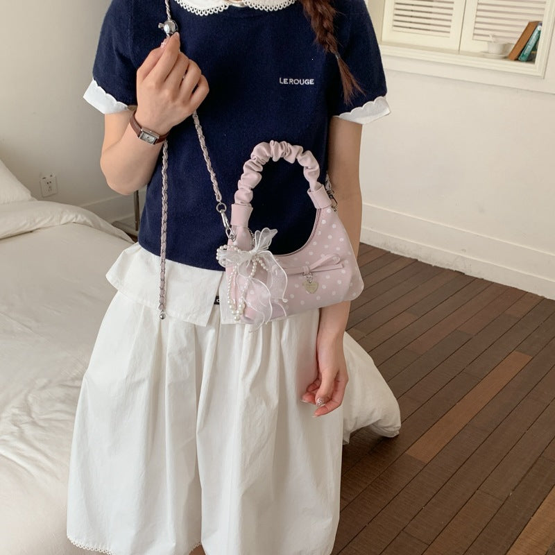 Women's mini handbag with decorative accents-https://detail.1688.com/offer/1033758662663.html-Calm Wears-Rosa-nothing-Calm Wears