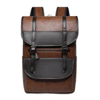 Premium Leather Laptop Backpack