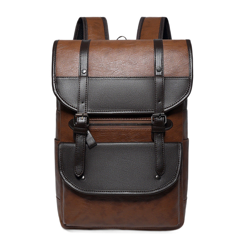 Premium Leather Laptop Backpack