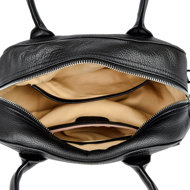 Textured Leather Doctor Bag
