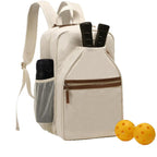 Sport backpack with separate compartment for rackets and insulated cup holder