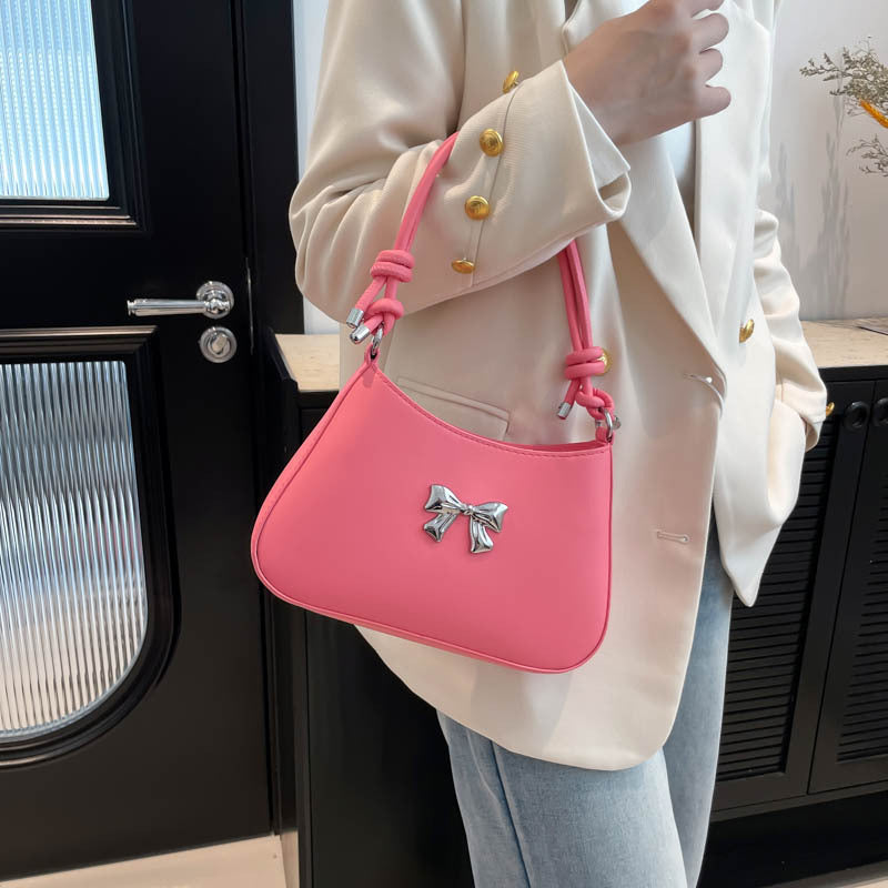 Elegant Bow Detail Crossbody Bag