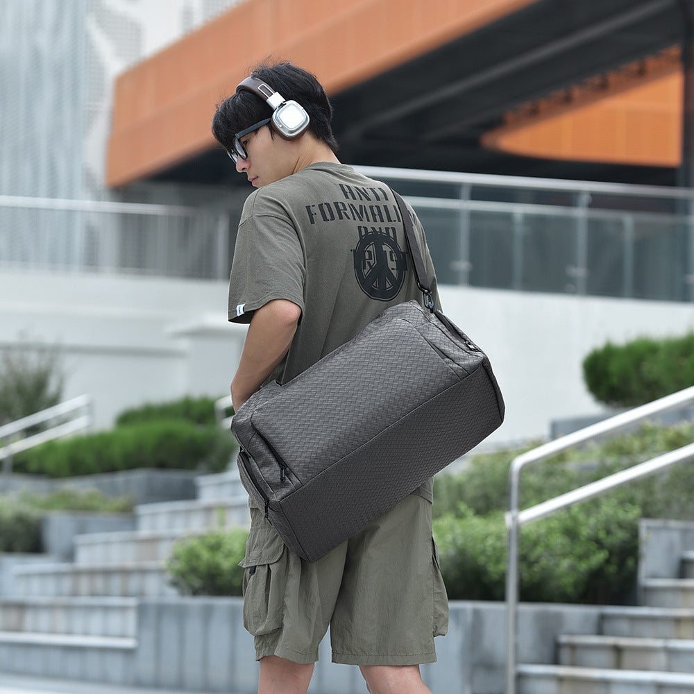 Premium Woven Travel Duffel Bag