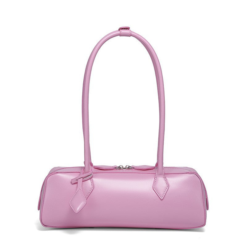 Women's Tote Bag in minimalist design-https://detail.1688.com/offer/1037144552067.html-Calm Wears-Pink-321111-Calm Wears