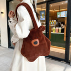 Plush Bear-Themed Tote Bag