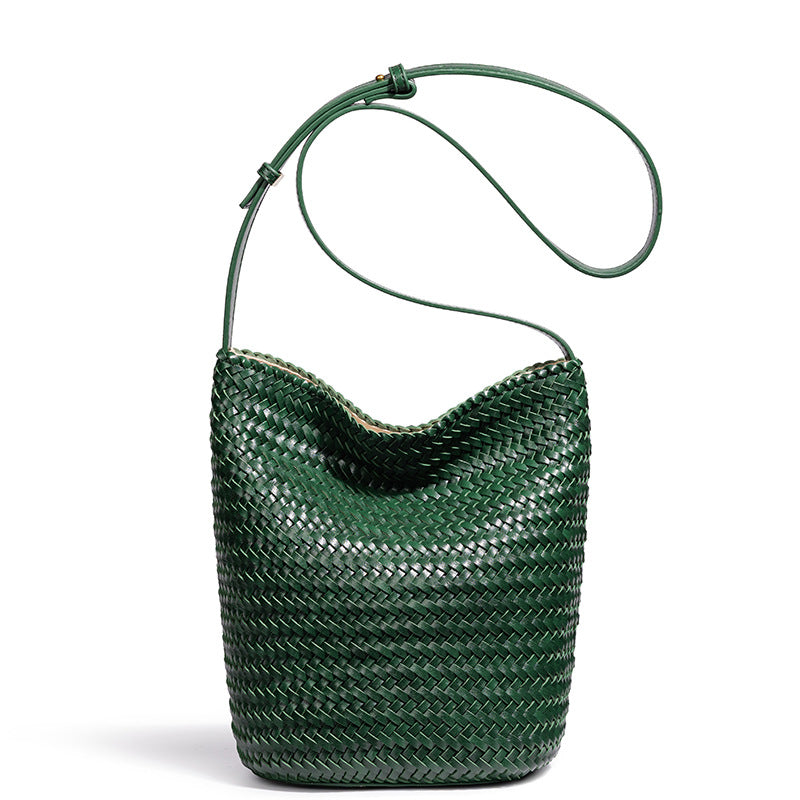 Handcrafted Woven Bucket Bag
