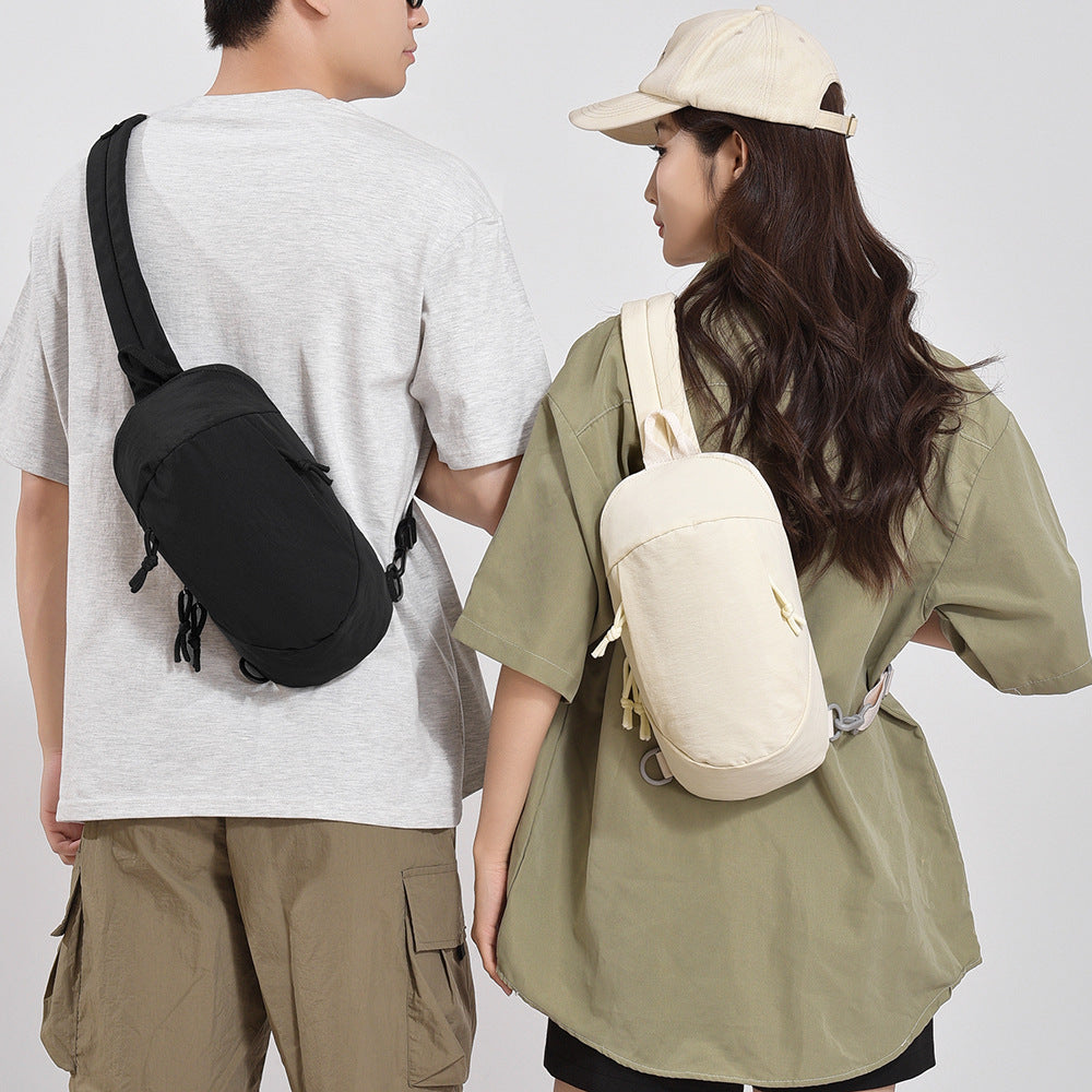 Compact Sling Backpack with Ergonomic Carrying System and Water-Resistant Material