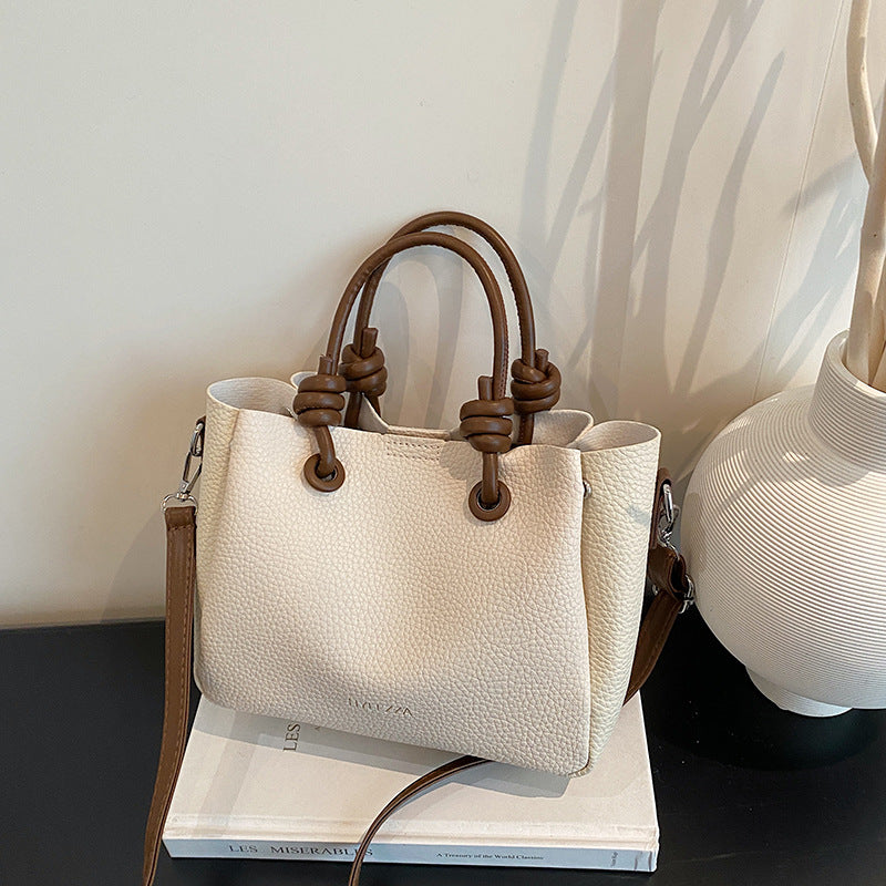 WoElegant Textured Handheld Tote Bag