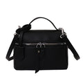 Women's practical shoulder bag with double zipper and versatile carrying strap-https://detail.1688.com/offer/1045895431228.html-Calm Wears-Black-nothing-Calm Wears