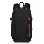 Modern leisure backpack with ergonomic shoulder straps and intelligent storage