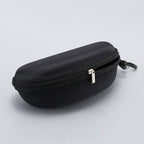 Folding premium soft leather sunglasses roll pouch
