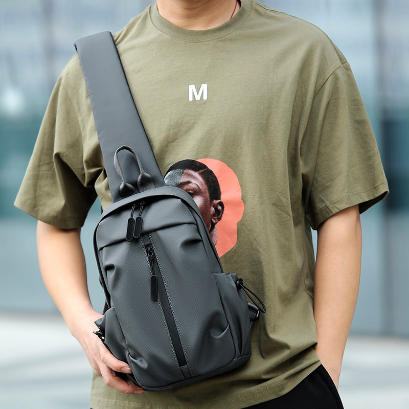 Sleek Water-Resistant Minimalist Sling Bag