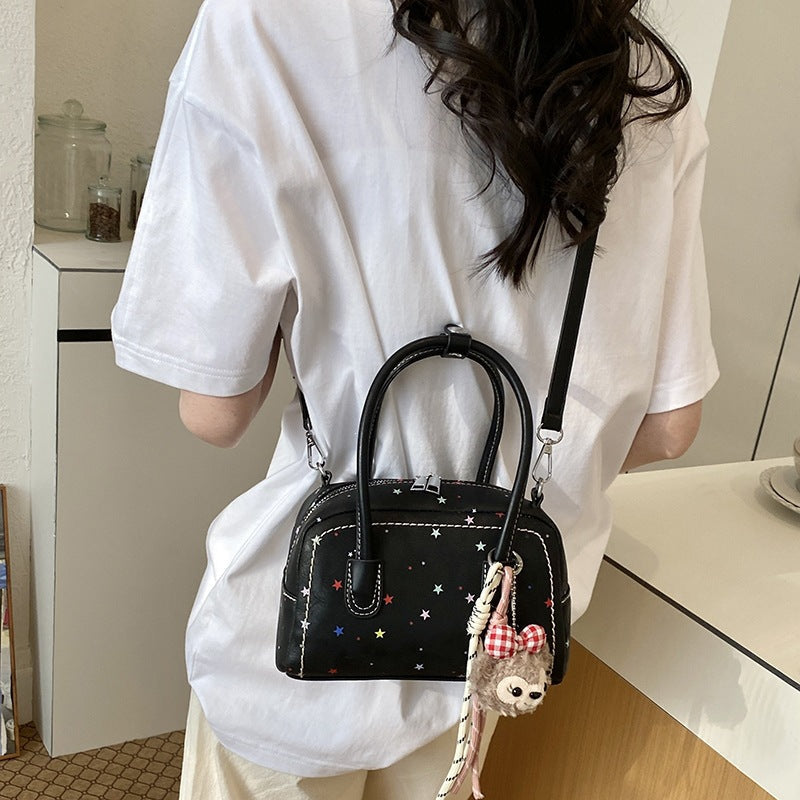 Women's Mini Handbag with Colorful Star Motif-https://detail.1688.com/offer/1051279187228.html-Calm Wears-Black-nothing-Calm Wears