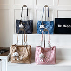 Women Leisure Tote Bag-https://detail.1688.com/offer/985007147715.html-Calm Wears-Blue-Size: With pendant-Calm Wears