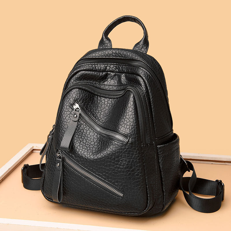 Fashionable Leather Backpack