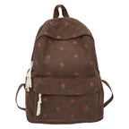 Backpack with Playful Fruit Pattern