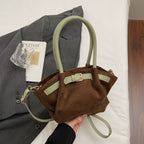 WoChic Suede Satchel Bag