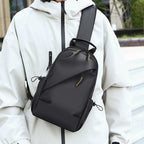 Practical sling backpack with high-functional compartments